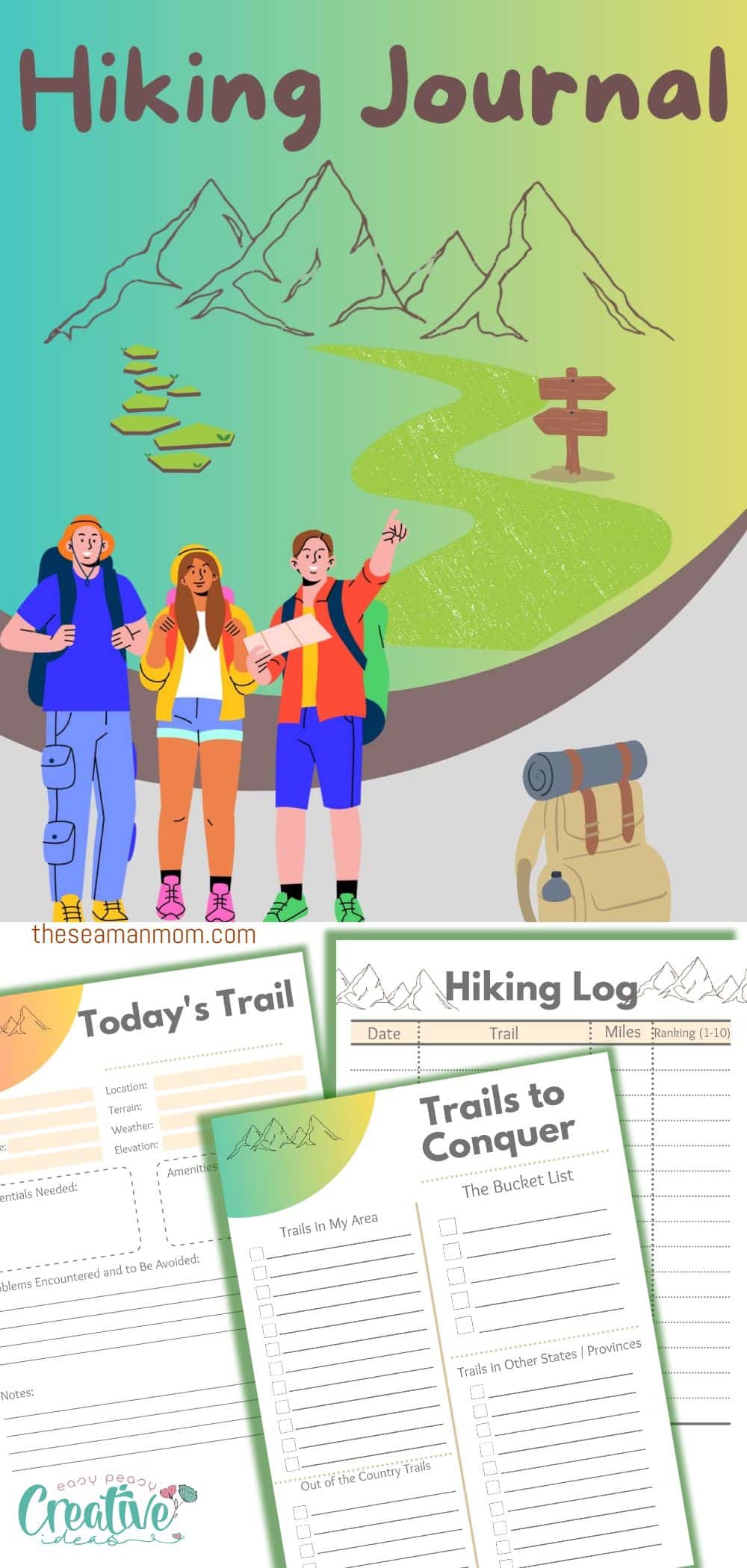 Are you ready to experience the outdoors and have a hike of a lifetime? Make sure you’re prepared by getting organized with a hiking journal. Whether it's recording the trails you take, tracking your progress, or simply capturing special memories from your journey, this hiking journal template can help keep all of your information organized so that your next hike is even better than the last. via @petroneagu