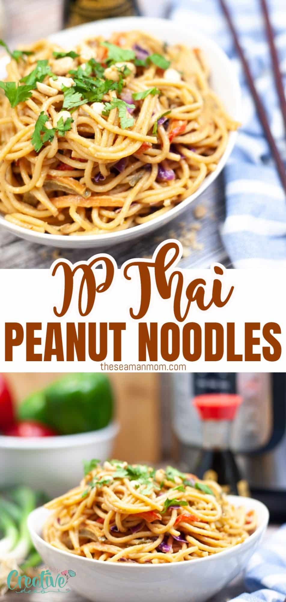 Thai peanut noodles