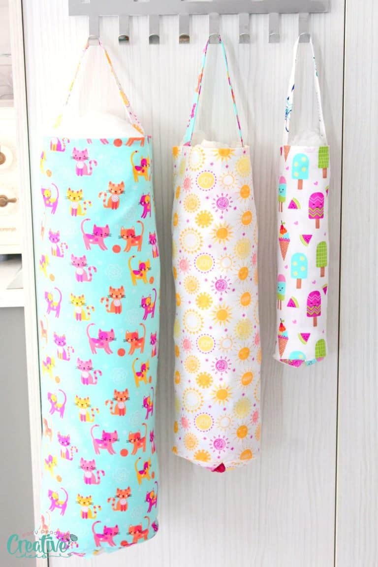 Plastic bag holder sewing tutorial - Easy Peasy Creative Ideas