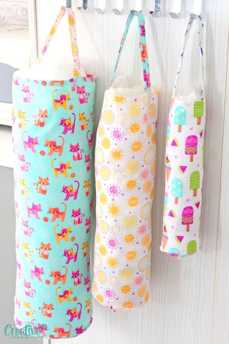 Plastic bag holder sewing tutorial Easy Peasy Creative Ideas