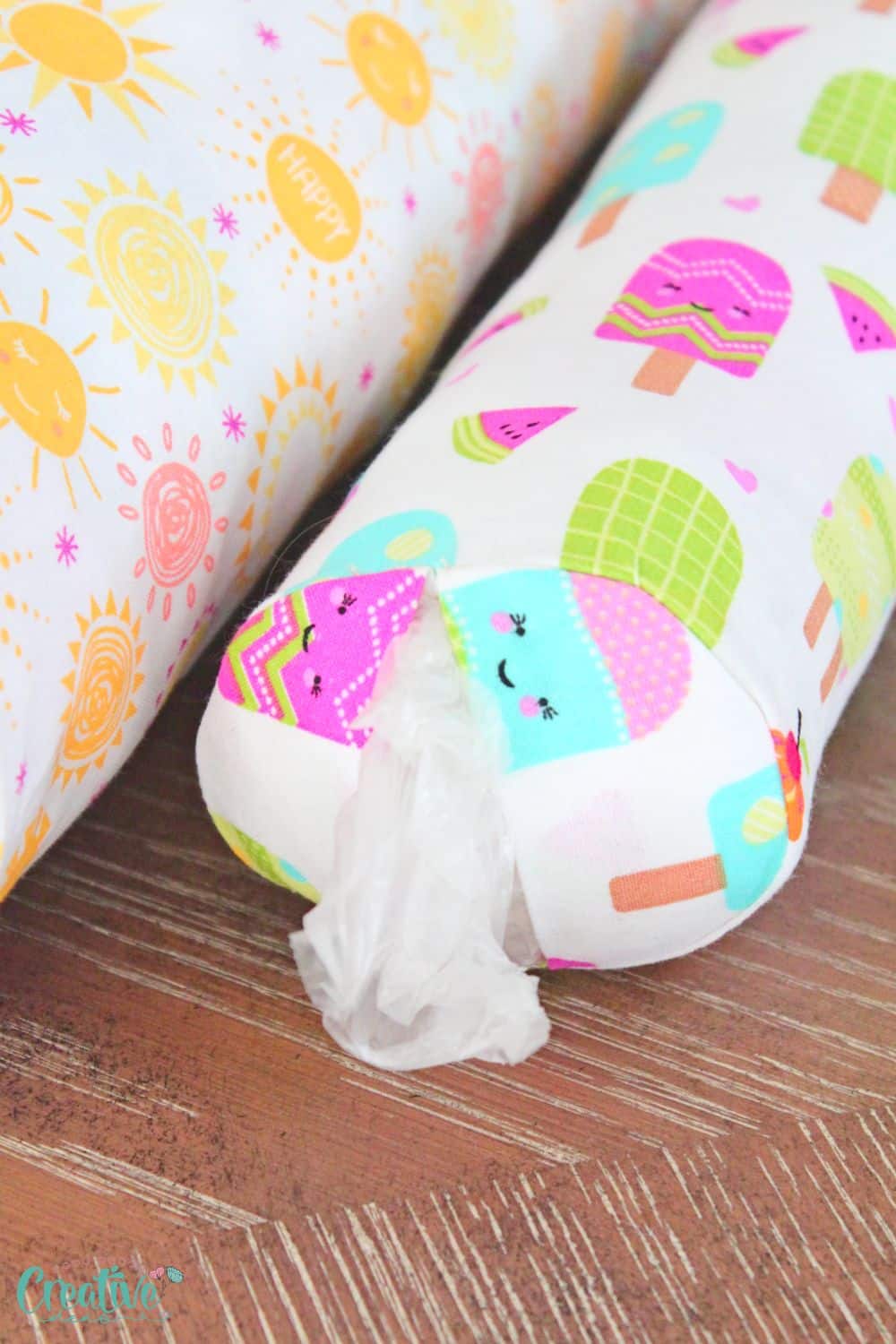 How to sew a plastic bag holder
