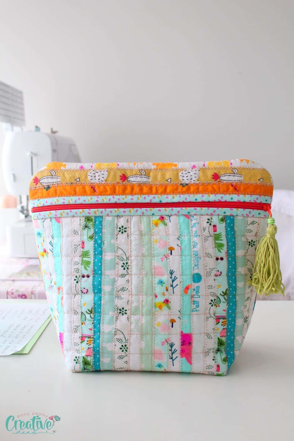 How to sew a toiletry bag
