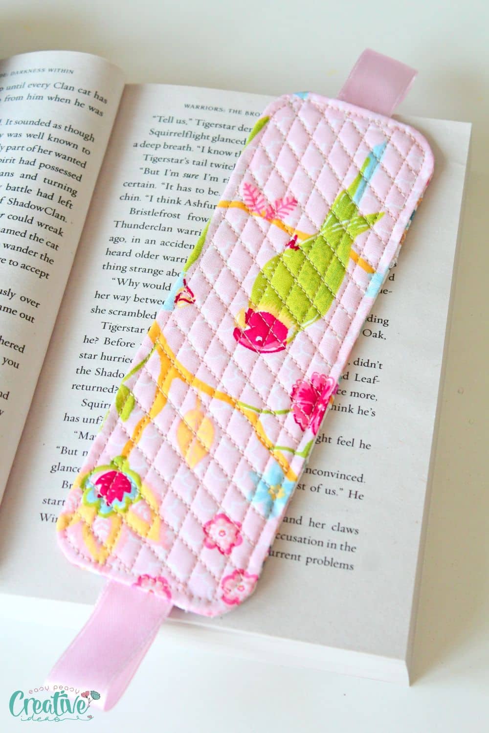 Sew a bookmark