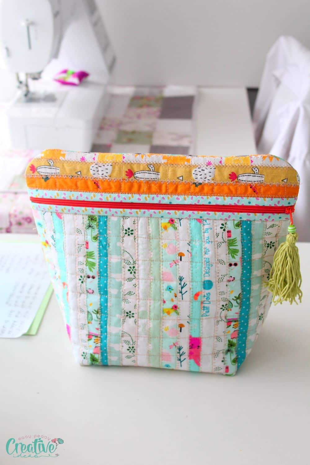 Sewing Pencil Roll Case - Simple Living. Creative Learning