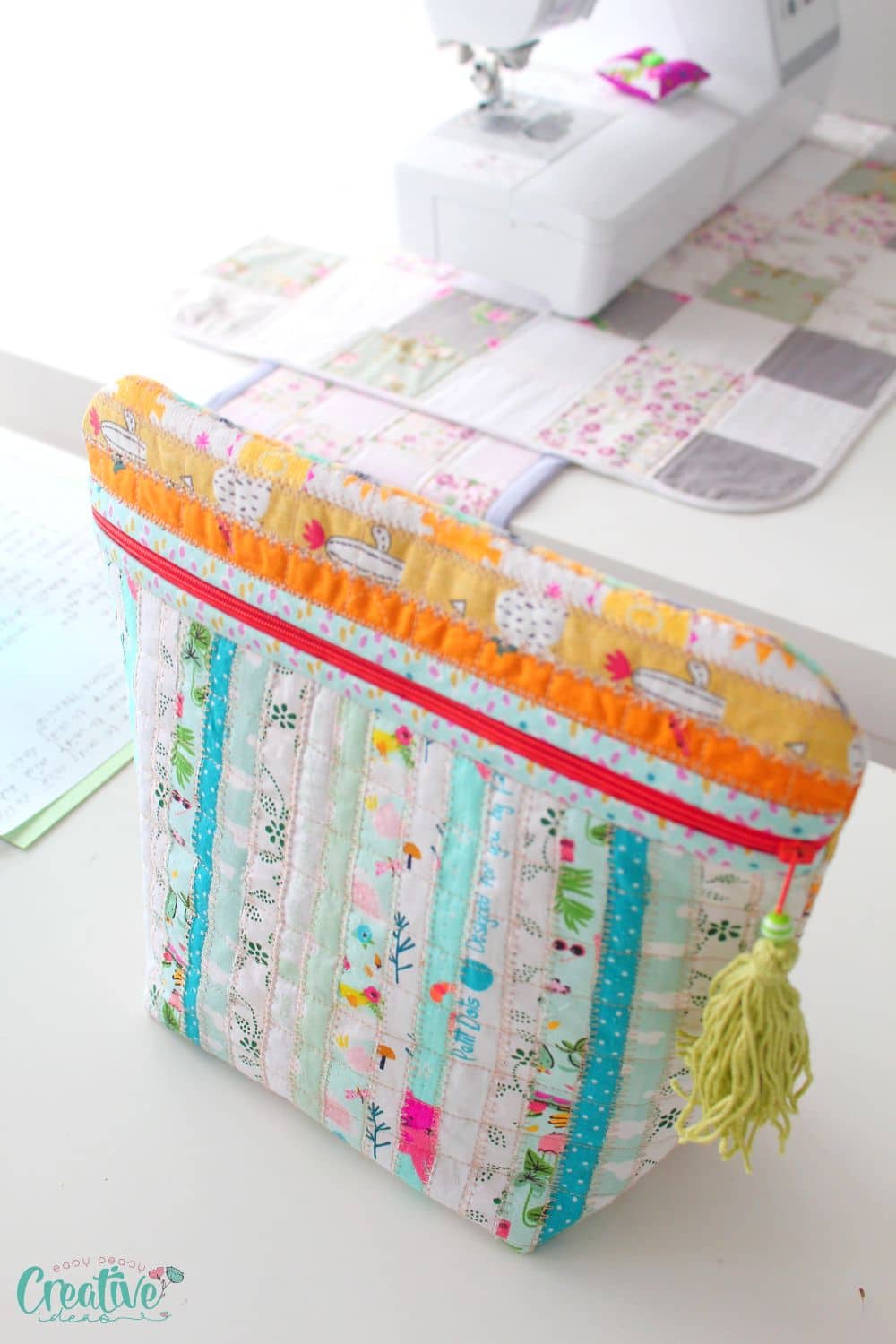 Zipper toiletry bag