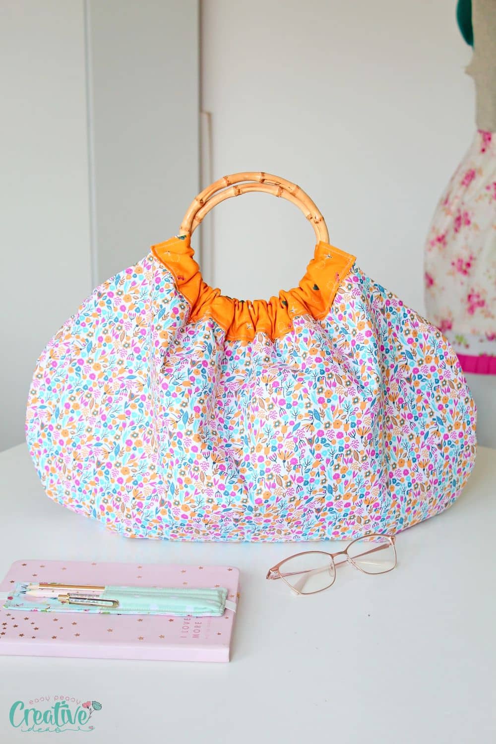 Bamboo Handle Bag sewing pattern