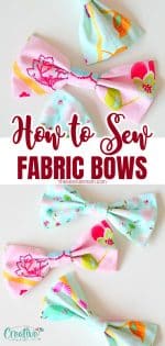 How to make a fabric bow in 10 minutes - Easy Peasy Creative Ideas