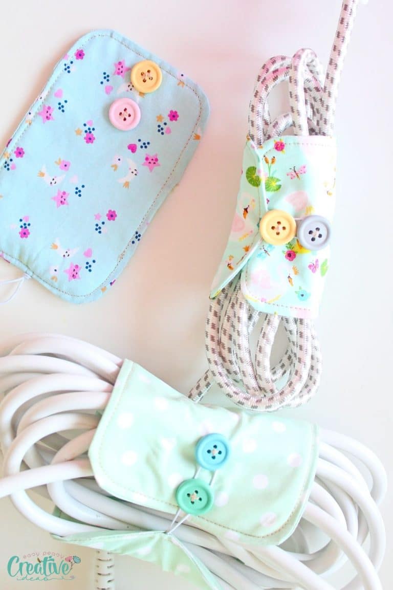 DIY Cord Organizer Sewing Pattern - Easy Peasy Creative Ideas