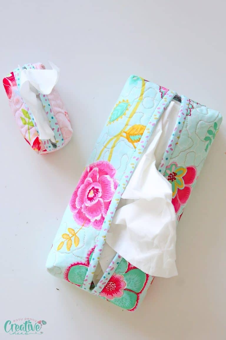 Quilted DIY Tissue Holder (Quick & Easy) Easy Peasy Creative Ideas