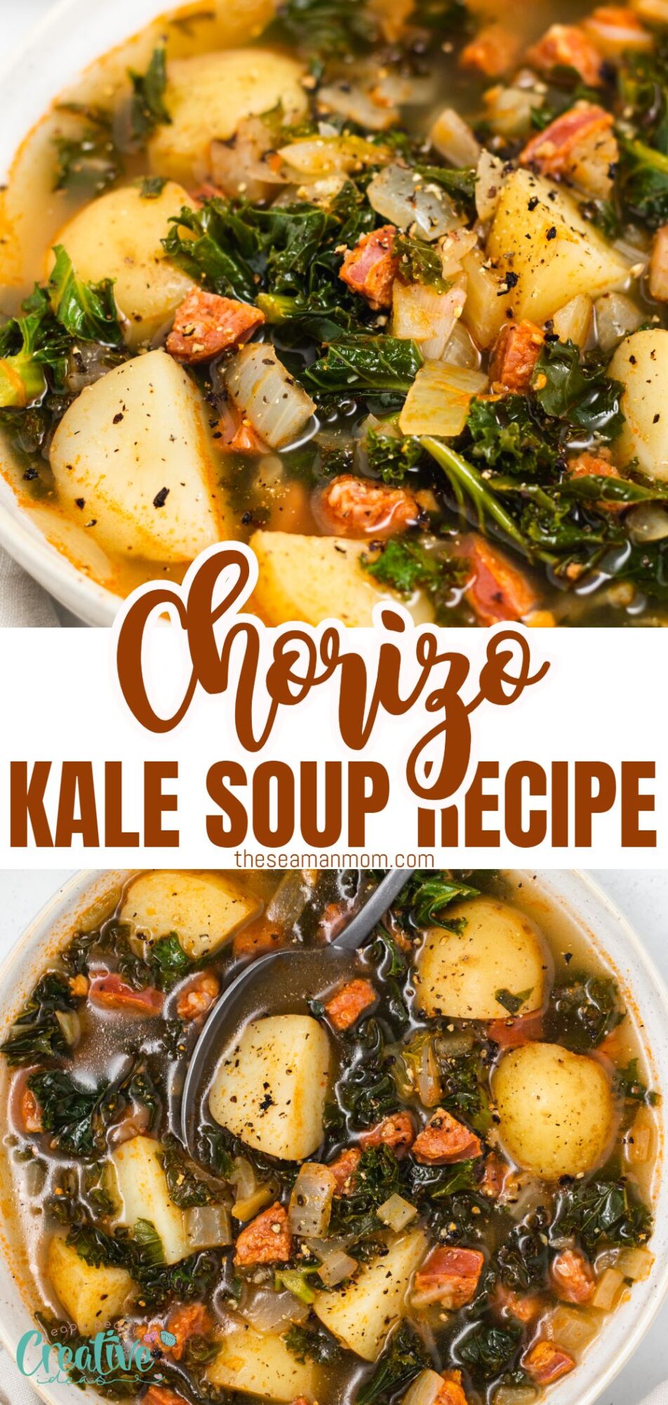 Chef's choice chorizo kale soup recipe: A hearty and nutritious soup made with fresh kale, vegetables, and flavorful seasonings.