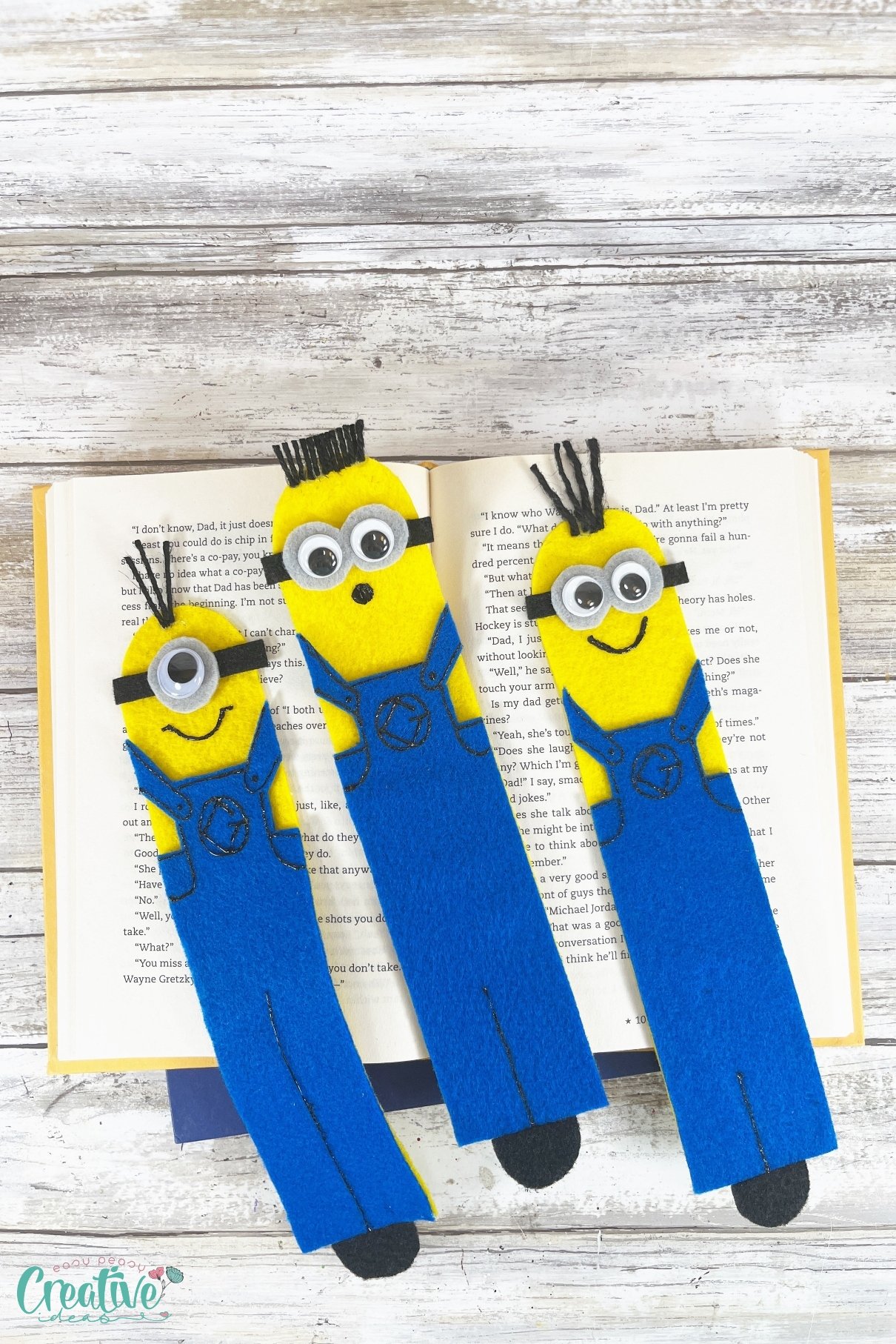 Smile-causing Minion bookmarks