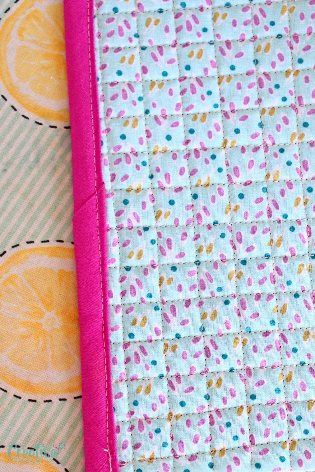 Easy trick for binding a quilt perfectly