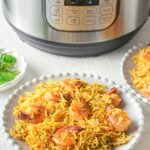 Discover the ultimate shrimp biryani Instant Pot recipe! Quick, easy, and bursting with aromatic spices!