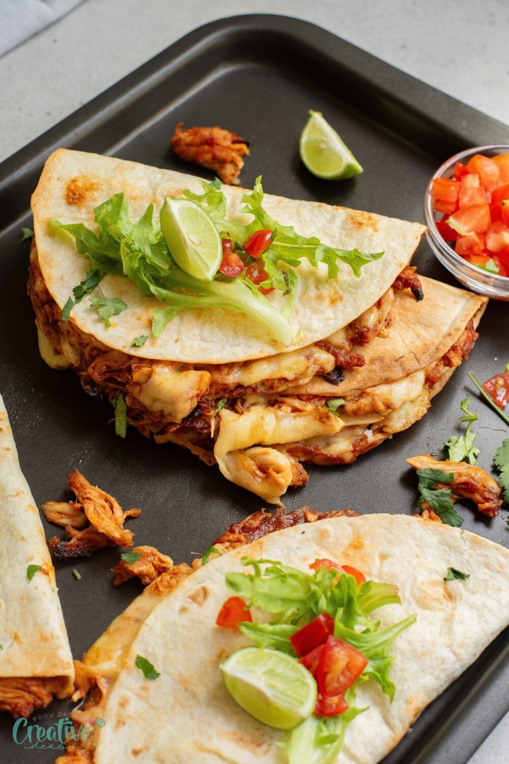 Tasty baked BBQ chicken tacos - a delectable alternative to regular tacos that will surely impress your guests!