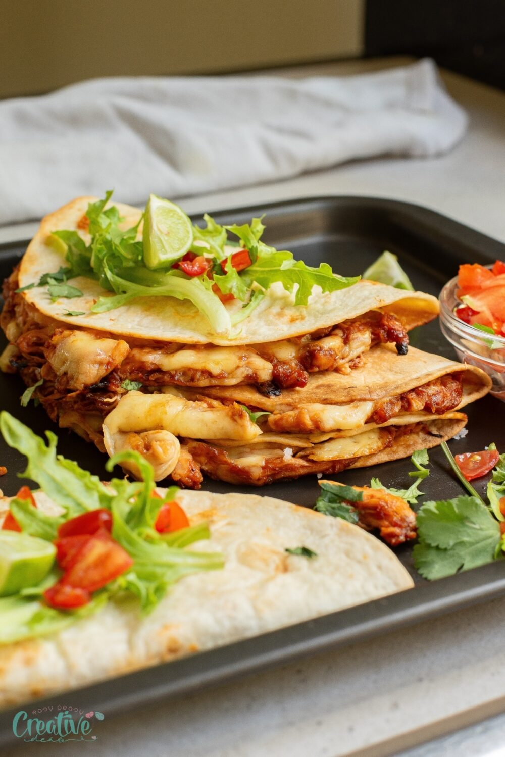 Spice up taco night with these irresistible baked shredded chicken tacos that will satisfy your cravings!