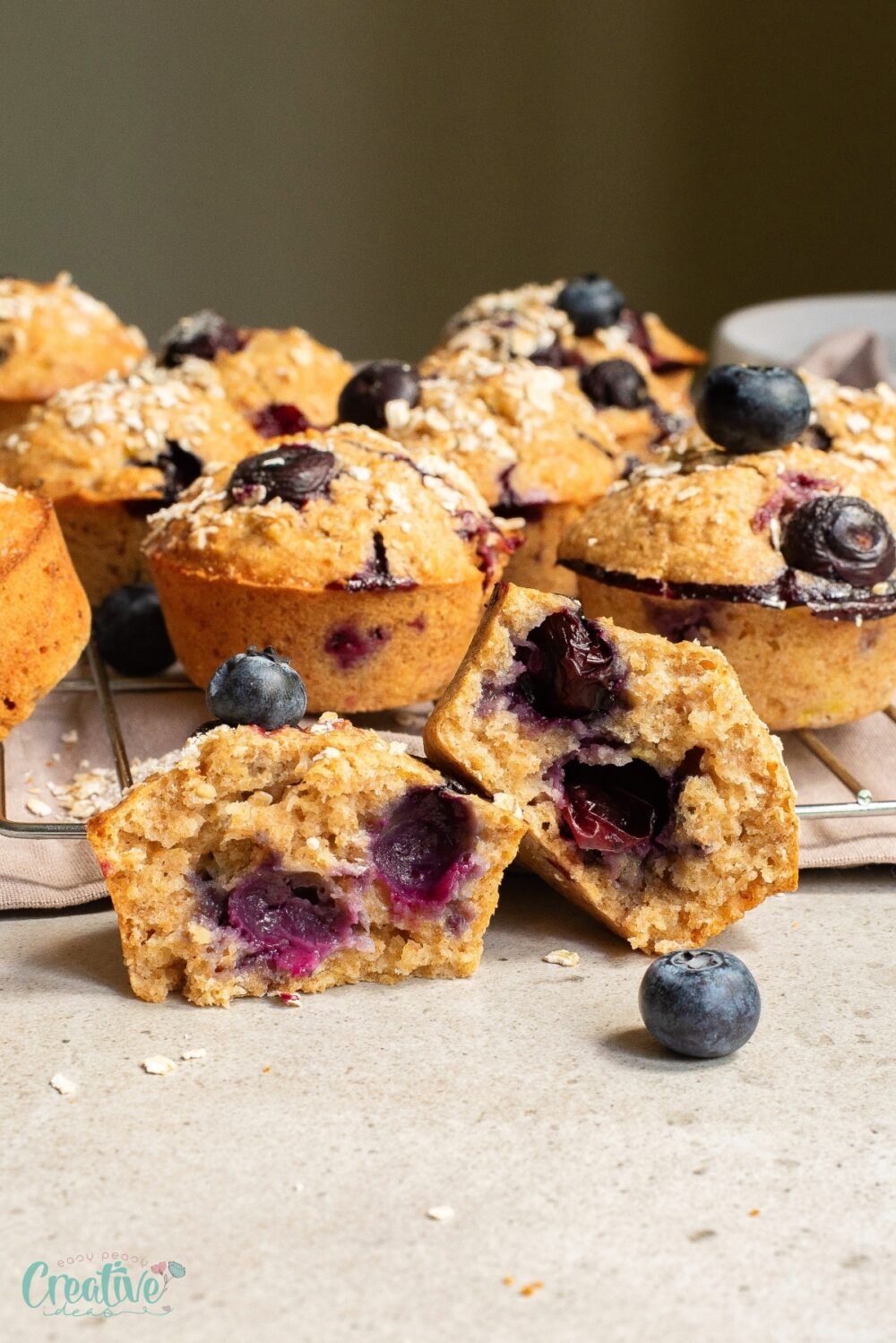 These whole wheat banana blueberry muffins are moist, flavorful, and packed with fiber and nutrients. Enjoy them for breakfast, a snack, or dessert - and make them your own!