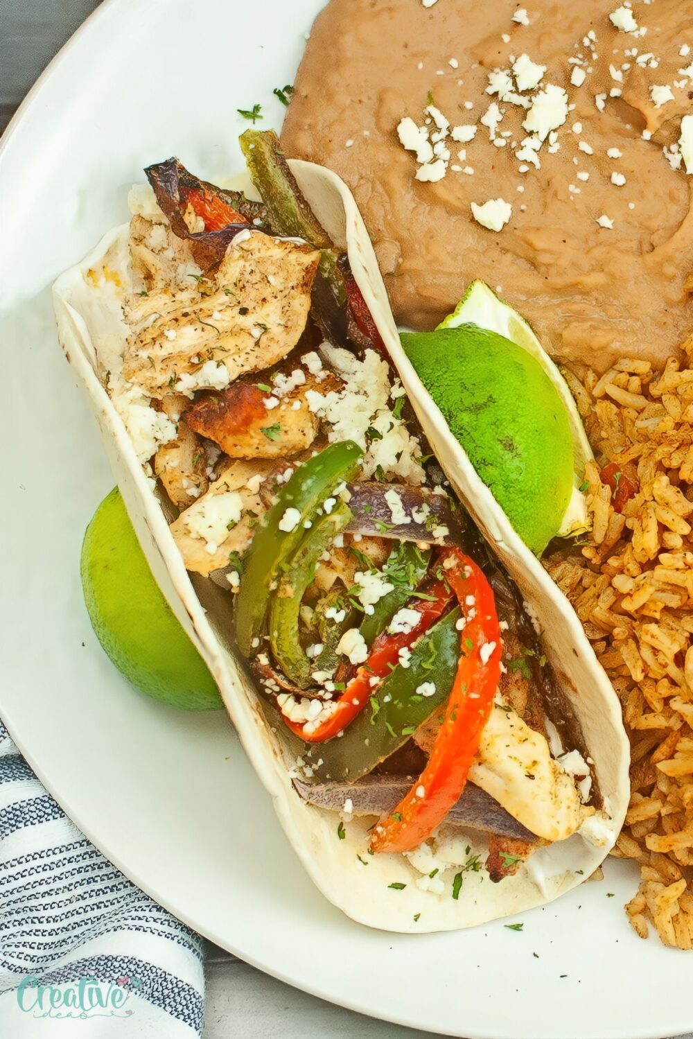 Get ready for a flavor explosion with these quick and delicious chicken fajitas in air fryer! The perfect weeknight meal solution.