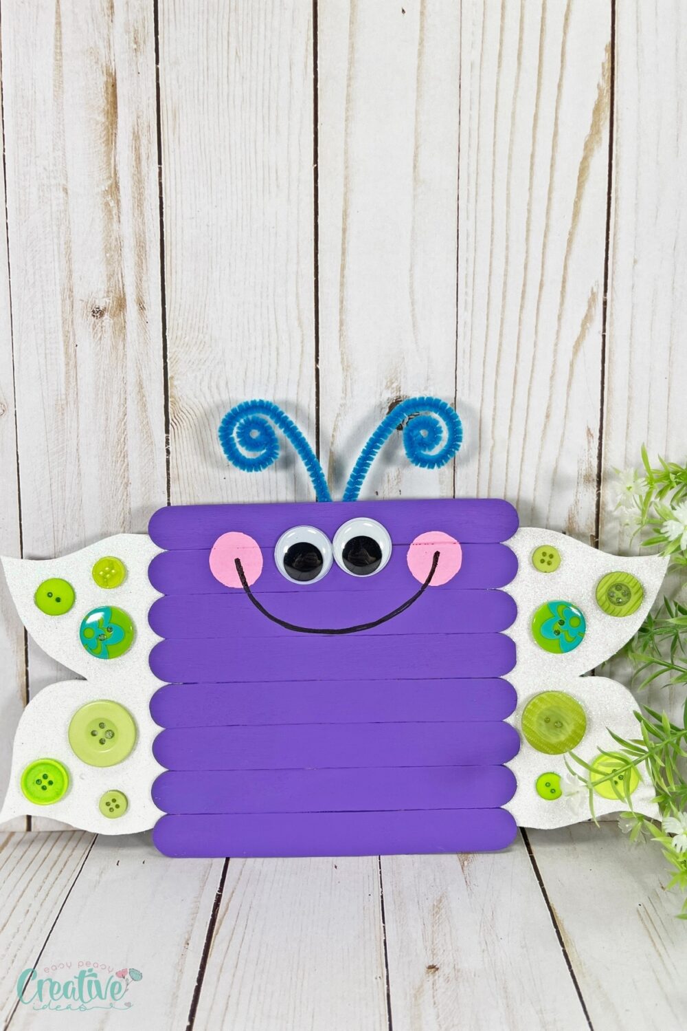 Perfect for DIY enthusiasts or beginners, this easy and adorable DIY butterfly craft will add a pop of color to your living space.
