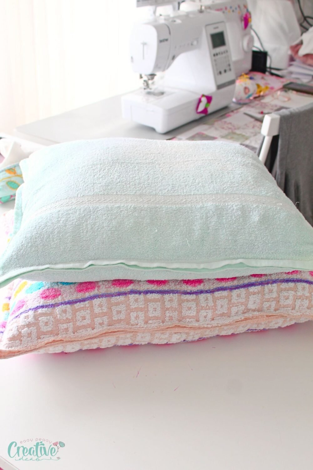 Make a unique cat bed DIY that matches your home's aesthetic by sewing a comfortable towel into a personalized space within just 10 minutes.