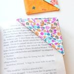Learn how to sew cute fabric corner bookmarks using fabric scraps. Step-by-step tutorial for avid readers and craft enthusiasts!