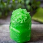 Homemade aloe vera lip scrub