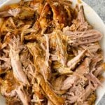 The flavor of this Slow cooker BBQ pulled pork shoulder is unbeatable.