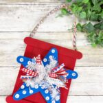 This simple, inexpensive DIY 4th of July star is fun and versatile, perfect for adding a patriotic touch to your home décor or as a handmade gift.