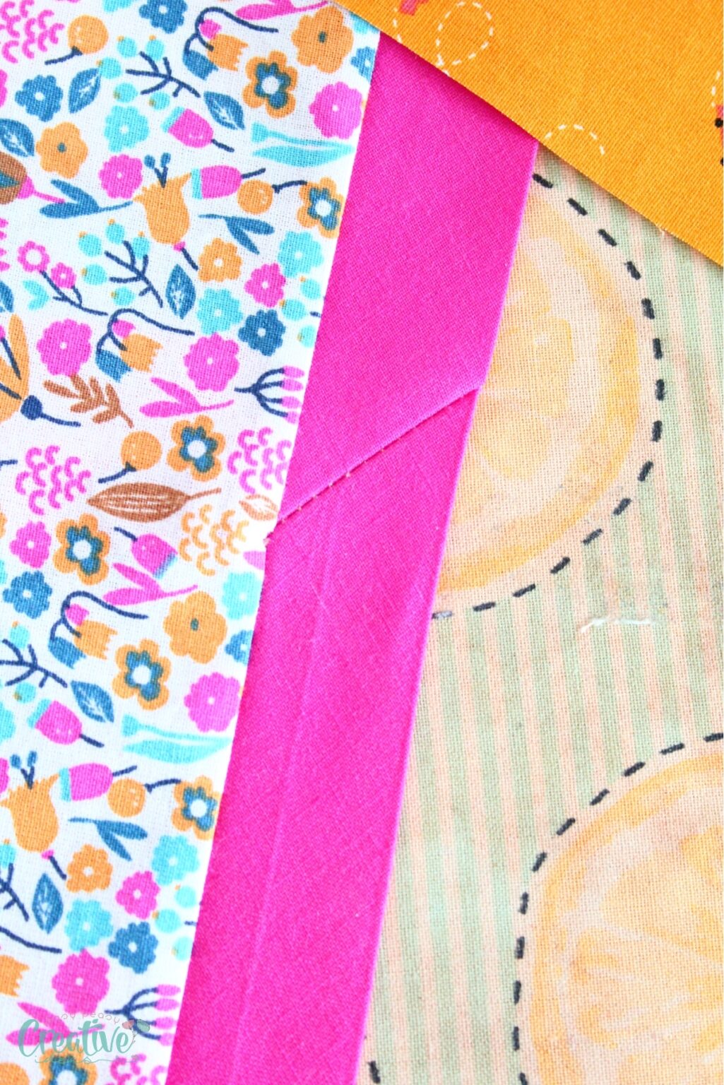 How to Join Binding Strips at the End Seamlessly Easy Peasy Creative