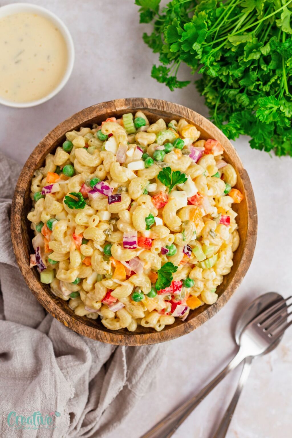 Creamy Macaroni Salad Perfect Summer Meal - Easy Peasy Creative Ideas
