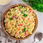 This easy simple macaroni salad recipe is the perfect combination of creamy, tangy, and refreshing flavors that will leave your taste buds wanting more.