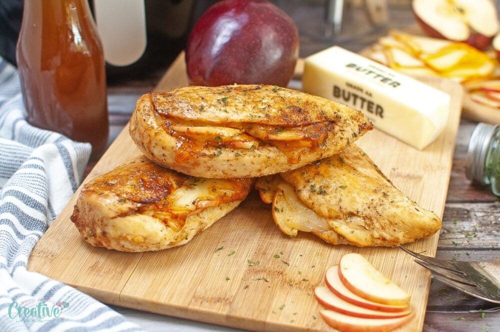 Try this delicious apple chicken breast for a tasty mix of flavors.