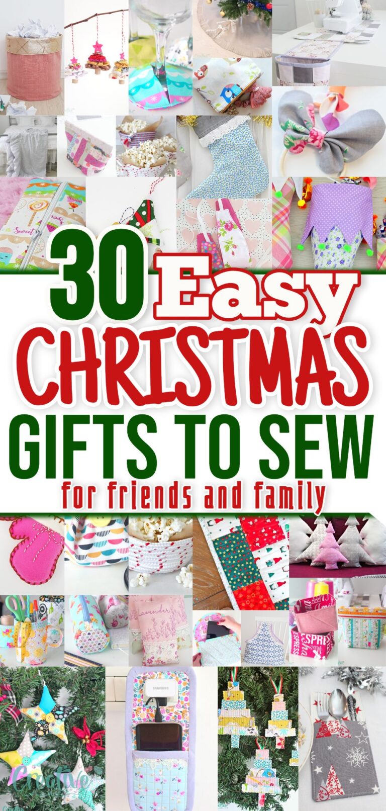 Looking for some unique and personalized Christmas gifts to sew this holiday season?