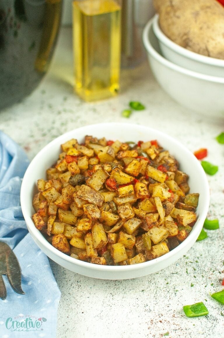 Check out this easy recipe for crispy and flavorful air fryer breakfast potatoes! Perfect for brunch or a cozy morning!