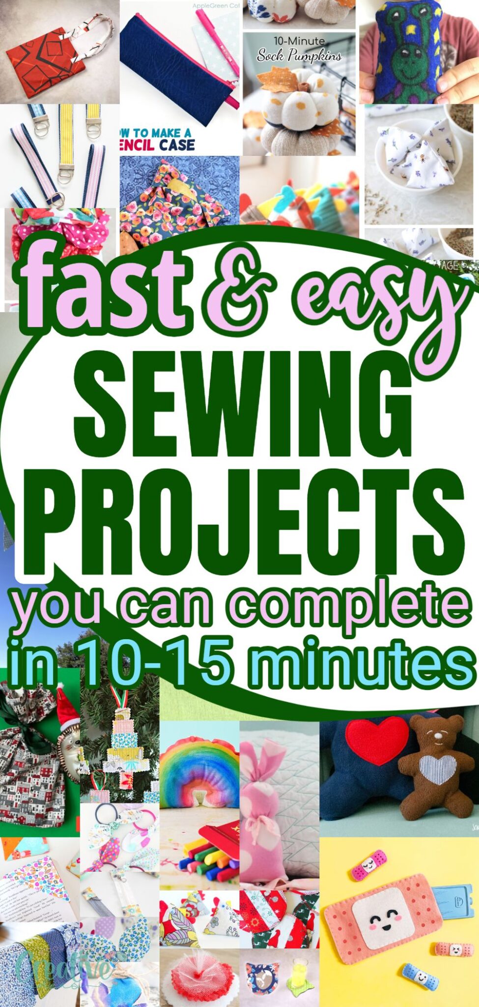 50+ Sewing Projects to Make in 10-15 Minutes - Easy Peasy Creative Ideas