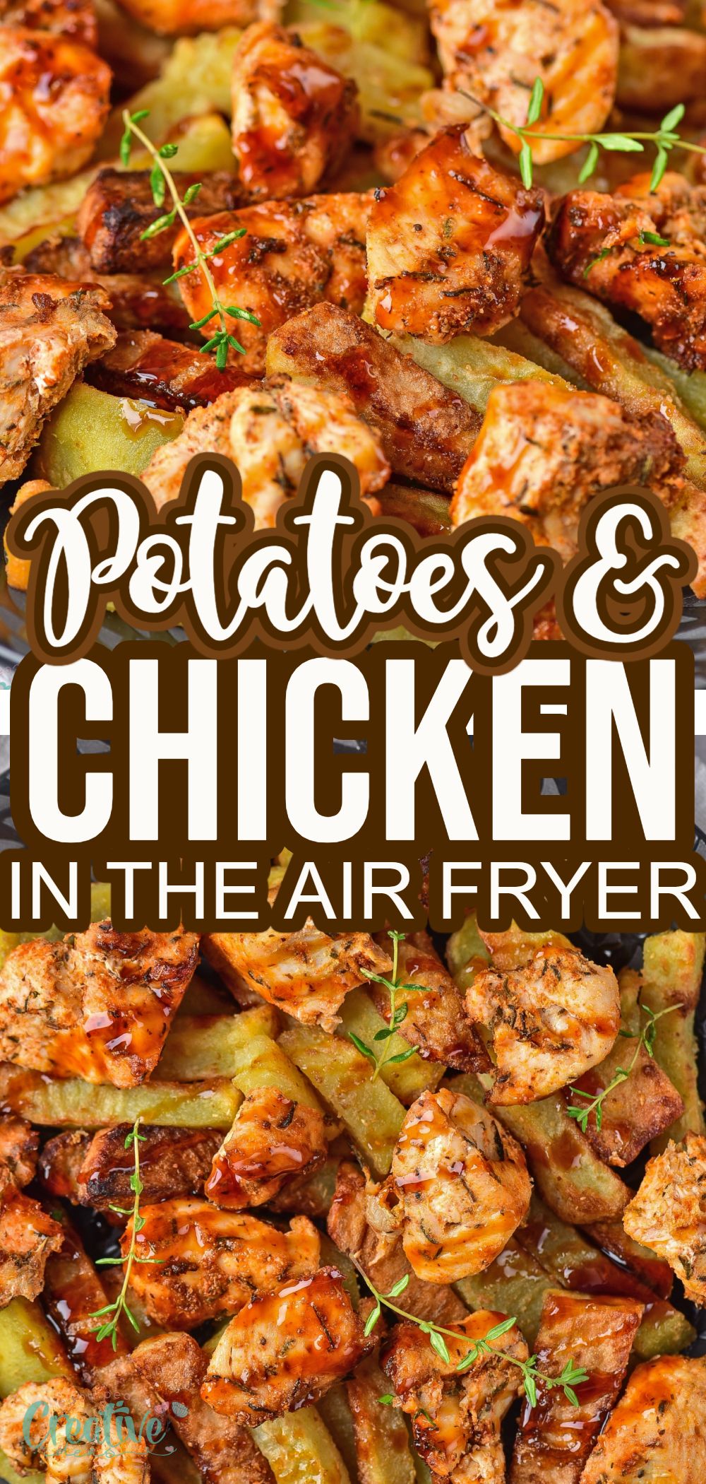 Chicken potato dinner in the air fryer Easy Peasy Creative Ideas