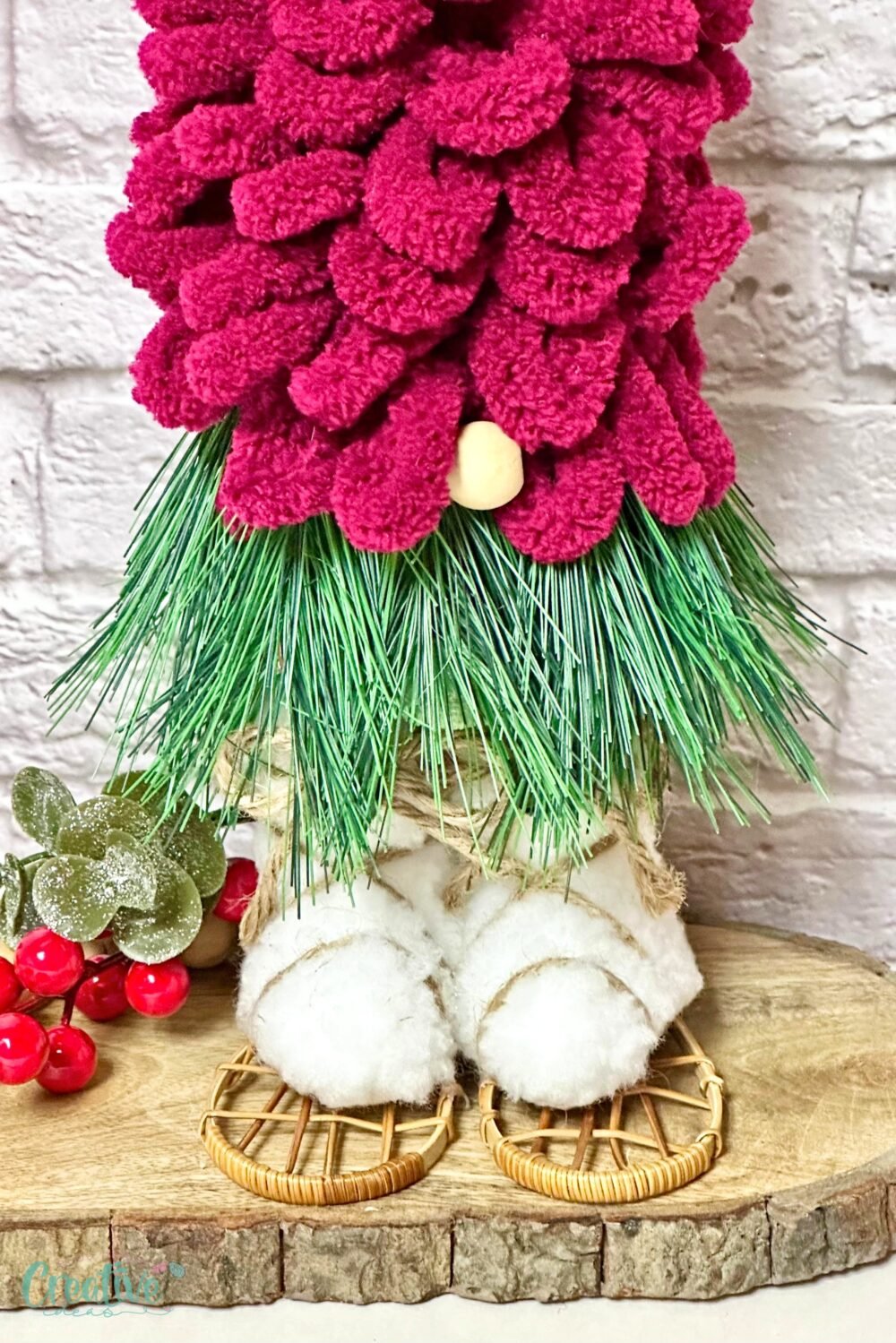 Create a DIY gnome with this fun and simple craft project that adds whimsy to your home décor and is perfect for the whole family!