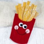 This craft sticks French fries is not just adorable but also super easy to make.