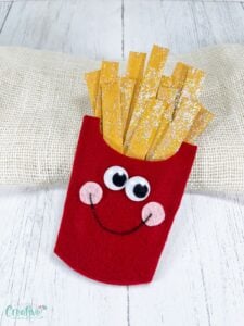 This craft sticks French fries is not just adorable but also super easy to make.